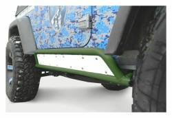 Steinjager - Steinjager Phantom Rock Sliders-Locas Green for Wrangler JK 2dr J0044905 - Image 2