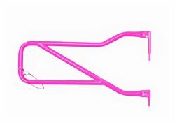 Steinjager - Steinjager Front Tubular Trail Doors-Hot Pink for Wrangler JK J0046381 - Image 1