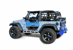 Steinjager - Steinjager Bare Knuckles Rock Sliders-Cloud White for Wrangler JK 2dr J0044833 - Image 2