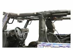 Steinjager - Steinjager Front/Rear Rigid Style Grab Handles Black for Jeep JK 2DR J0044758 - Image 1