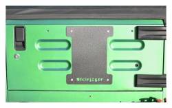 Steinjager - Steinjager Spare Tire Carrier Delete Plate-Gray Hammer for Jeep TJ J0043686 - Image 1