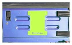 Steinjager - Steinjager Spare Tire Carrier Delete Plate-Gecko Green for Jeep TJ J0046386 - Image 1