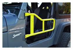 Steinjager - Steinjager Front Tubular Trail Doors-Neon Yellow for Wrangler TJ J0046488 - Image 2
