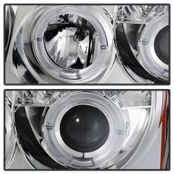 Spyder Auto - Spyder Auto 5011107 LED Halo Projector Headlights Chrome/Clear - Image 3