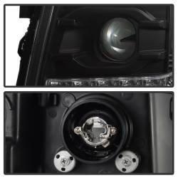 Spyder Auto - Spyder Auto DRL Projector Headlights Black/Clear 07-13 Silverado 5083524 - Image 4