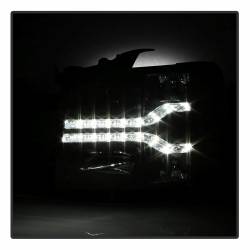 Spyder Auto - Spyder Auto DRL Projector Headlights Black/Clear 07-13 Silverado 5083524 - Image 8