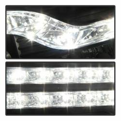 Spyder Auto - Spyder Auto DRL Projector Headlights Black/Clear 07-13 Silverado 5083524 - Image 9