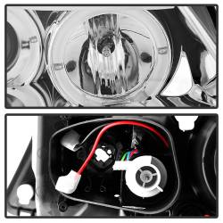 Spyder Auto - Spyder Auto 5009012 Chrome/Clear LED Halo Projector Headlights - Image 3