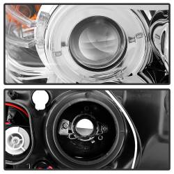 Spyder Auto - Spyder Auto 5009012 Chrome/Clear LED Halo Projector Headlights - Image 4