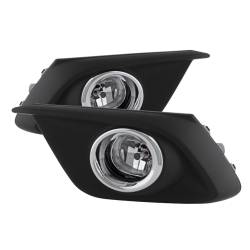 Spyder Auto - Spyder Auto 5077776 Halogen Black/Clear Fog Lights for 14-16 Mazda 3 - Image 1
