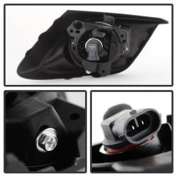 Spyder Auto - Spyder Auto 5077776 Halogen Black/Clear Fog Lights for 14-16 Mazda 3 - Image 3