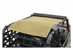 Steinjager - Steinjager Teddy Top Mesh Extended Bikini Tan for Wrangler TJ J0045990 - Image 1