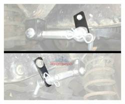 Steinjager - Steinjager Front End Link Disconnect Plates Black for Wrangler TJ J0030314 - Image 1