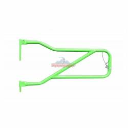 Steinjager - Steinjager Front Tubular Trail Doors-Neon Green for Wrangler JL J0048312 - Image 1