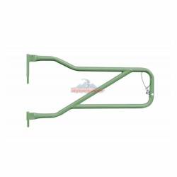 Steinjager - Steinjager Front Tubular Trail Doors-Locas Green for Wrangler JL J0048314 - Image 1