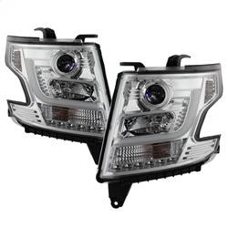 Spyder Auto - Spyder Auto DRL Projector Headlights Chrome/Clear 15-16 Tahoe/Suburban 5082534 - Image 1