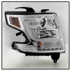 Spyder Auto - Spyder Auto DRL Projector Headlights Chrome/Clear 15-16 Tahoe/Suburban 5082534 - Image 3