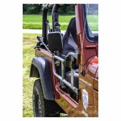 Steinjager - Steinjager Front Tubular Trail Doors Black for Wrangler TJ J0029673 - Image 2