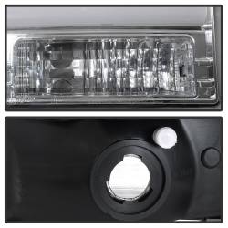 Spyder Auto - Spyder Auto Light Bar Projector Headlights Chrome 99-04 Super Duty 5084675 - Image 4
