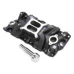 Edelbrock - Edelbrock 27033 Performer EPS Small Block Chevy Intake Manifold w/Oil Fill Tube - Image 1
