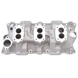 Edelbrock - Edelbrock 5419 C-357-B Triple-Deuce Manifold for S/B Chevy 4-Bolt Carb Pattern - Image 1