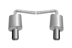 Gibson Performance Exhaust - Gibson Split Rear Axle-Back Exhaust System Stainless 619693 - Image 1