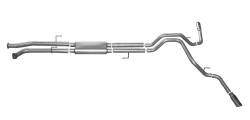 Gibson Performance Exhaust - Gibson Performance Dual Extreme Cat-Back Exhaust System Stainless 67501 - Image 1