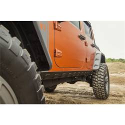 Rugged Ridge - Rugged Ridge Body Armor Rocker Guard Kit Black for Jeep Wrangler 4DR 11651.12 - Image 4