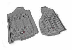 Rugged Ridge - Rugged Ridge Front Floor Liner Set-Gray for Dodge Ram Trucks 84903.04 - Image 1