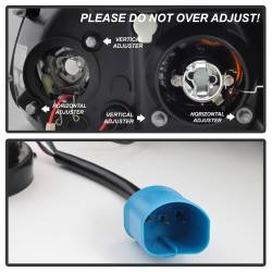 Spyder Auto - Spyder Auto 5010131 Black/Clear LED Halo Projector Headlights - Image 5