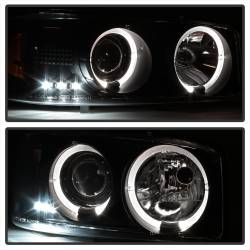 Spyder Auto - Spyder Auto 5009357 Black/Clear Halo Projector Headlights for 99-06 Sierra/Yukon - Image 6