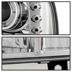 Spyder Auto - Spyder Auto 5010360 LED Halo Projector Headlights Chrome/Clear - Image 4