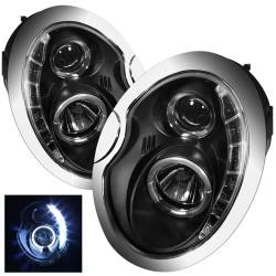 Spyder Auto - Spyder Auto 5011336 DRL LED Projector Headlights for 02-06 Mini Cooper - Image 1
