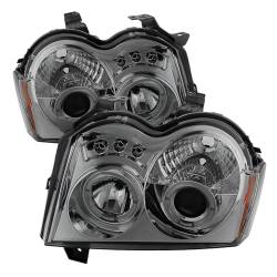 Spyder Auto - Spyder Auto 5011114 LED Chrome/Smok Halo Projector Headlights for 05-07 WK GC - Image 1