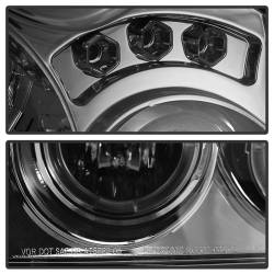 Spyder Auto - Spyder Auto 5011114 LED Chrome/Smok Halo Projector Headlights for 05-07 WK GC - Image 4