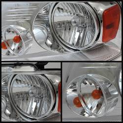 Spyder Auto - xTune Auto 5069825 Chrome Crystal Headlights for 04-08 Ford F150 - Image 3