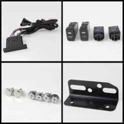 Spyder Auto - Spyder Auto 5075161 LED Black/Clear Fog Lights for 07-14 Toyota FJ Cruiser - Image 3