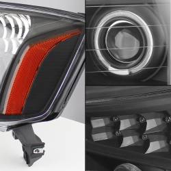 xTune Auto - xTune Auto 5077103 Black/Clear LED Halo Projector Headlights - Image 3