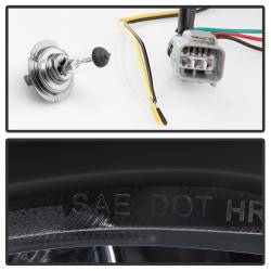 Spyder Auto - Spyder Auto 5075413 Projector Style Headlights Black/Clear - Image 4