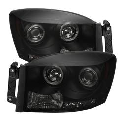 Spyder Auto - Spyder Auto 5078391 LED Halo Projector Headlights Black/Smoked - Image 1