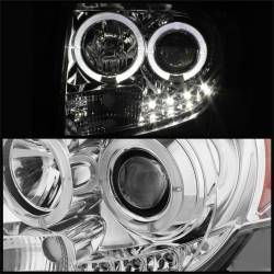 Spyder Auto - Spyder Auto 5074232 Chrome/Clear Projector Style Headlights for 08-12 Escape - Image 3