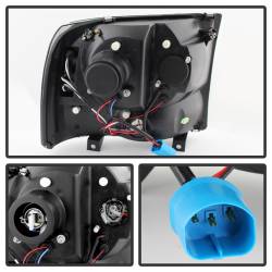 Spyder Auto - Spyder Auto 5078452 LED Halo Projector Headlights Black/Smoked - Image 3