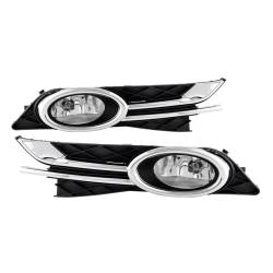Spyder Auto - Spyder Auto 5077660 Halogen Fog Lights Chrome/Clear for 15-16 Honda Odyssey - Image 1