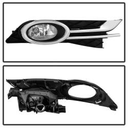 Spyder Auto - Spyder Auto 5077660 Halogen Fog Lights Chrome/Clear for 15-16 Honda Odyssey - Image 2