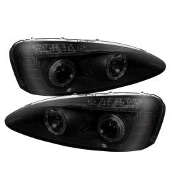 Spyder Auto - Spyder Auto 5078629 LED Halo Projector Headlights Black for 04-08 Grand Prix - Image 1