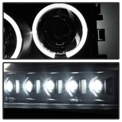 Spyder Auto - Spyder Auto 5078353 LED Halo Projector Headlights Black/Smoked - Image 4