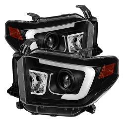 Spyder Auto - Spyder Auto DRL Projector Headlights Black/Clear for Tundra 5080158 - Image 1