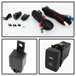 Spyder Auto - Spyder Auto 5077752 Black/Amber Halogen Fog Lights 13-15 Honda Civic Sedan - Image 5