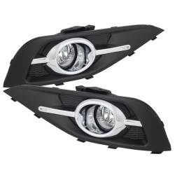 Spyder Auto - Spyder Auto 5076076 Fog Lights Chrome/Clear for 12-14 Honda CR-V - Image 1