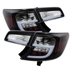 Spyder Auto - Spyder Auto 5079411 Black/Clear LED Taillights - Image 1